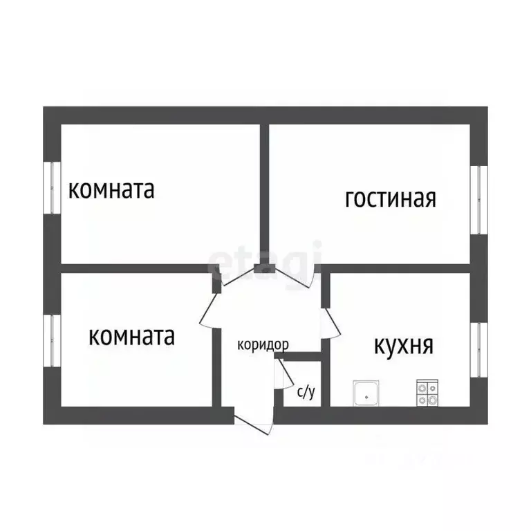 3-к кв. Ульяновская область, Ульяновск ул. Калнина, 8 (81.3 м) - Фото 1