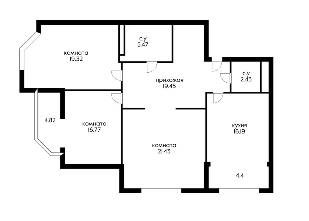 Продаётся 3-к квартира, 102 м - Фото 1