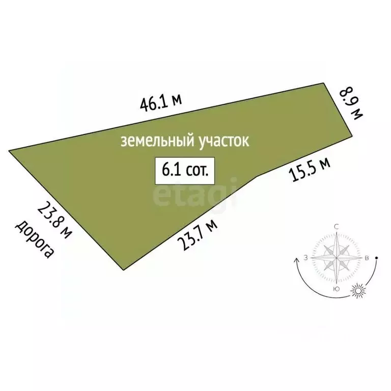 Участок в Севастополь, Севастополь, Балаклава г. Горняк садоводческое ... - Фото 2