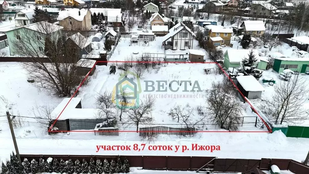 Участок в Тельмановское городское поселение, СНТ Ижора, 88 (8.68 м) - Фото 1