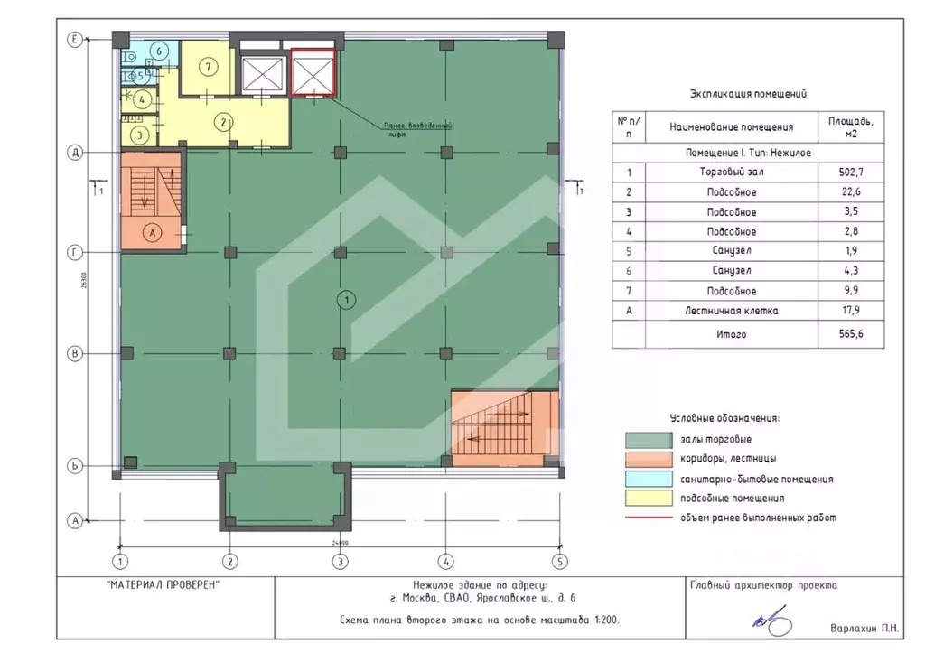 Торговая площадь в Москва Ярославское ш., 6 (565 м) - Фото 2