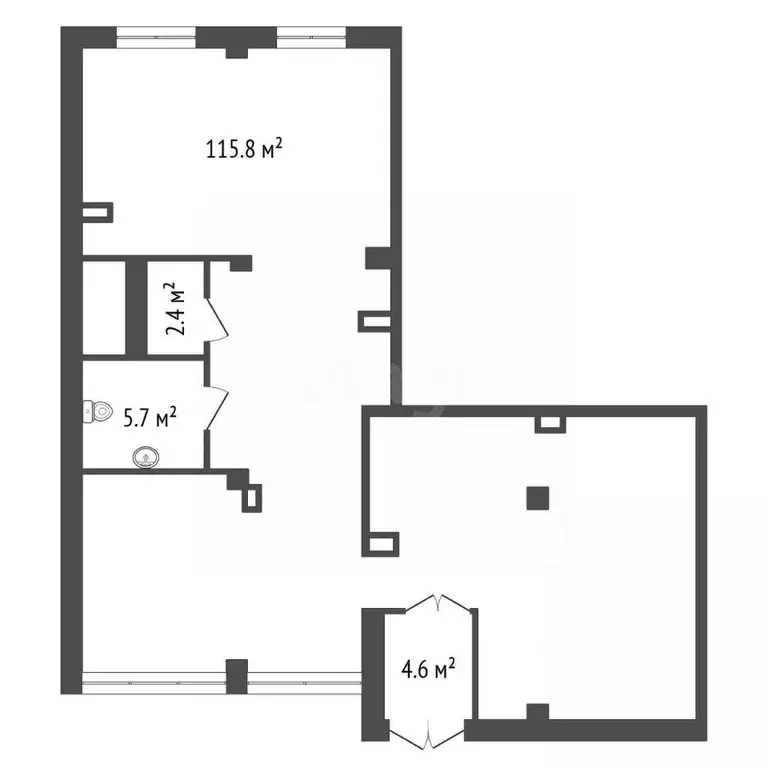 Помещение свободного назначения в Красноярский край, Красноярск ... - Фото 2