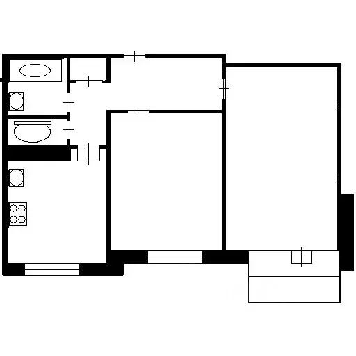 2-к кв. Москва ул. Адмирала Лазарева, 55 (57.0 м) - Фото 1