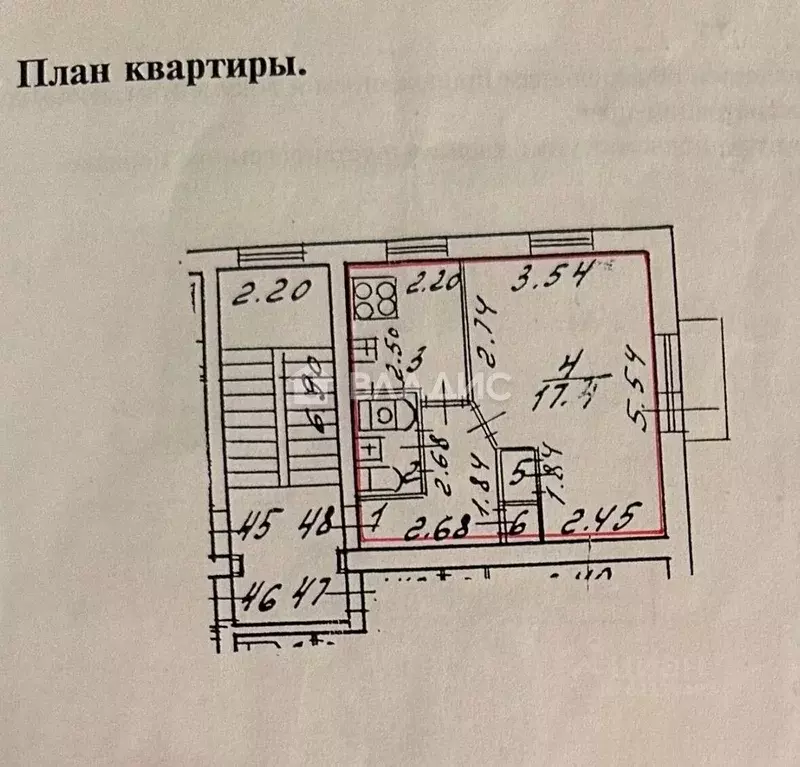 1-к кв. Санкт-Петербург просп. Елизарова, 35 (31.5 м) - Фото 1