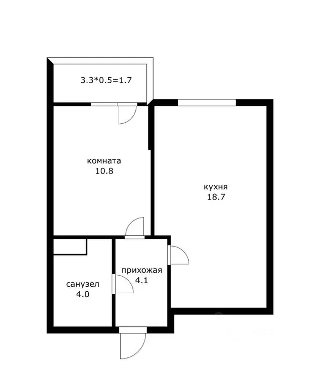 1-к кв. Краснодарский край, Краснодар ул. Имени Героя Георгия ... - Фото 1