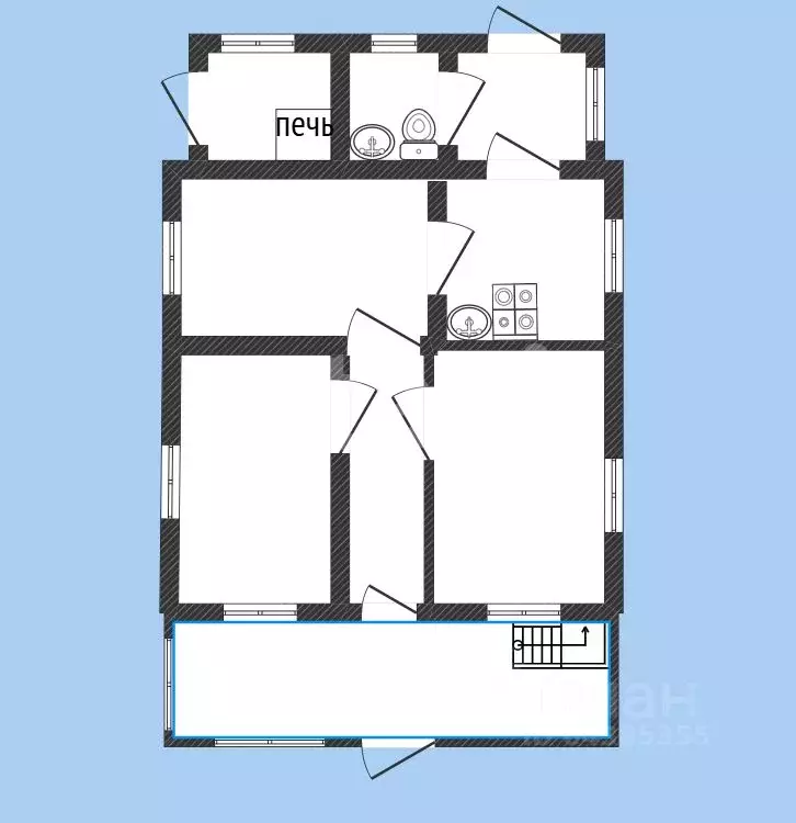 Дом в Алтайский край, Бийский район, с. Енисейское ул. Братьев ... - Фото 2