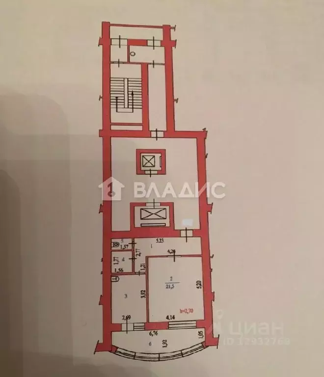 1-к кв. Пензенская область, Пенза Красная ул., 49 (56.0 м) - Фото 1