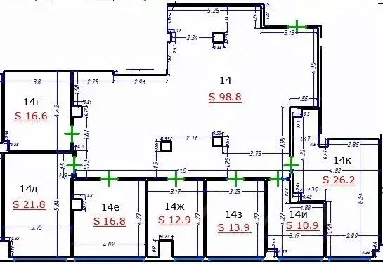 Офис в Москва проезд Серебрякова, 14С15 (218 м) - Фото 2
