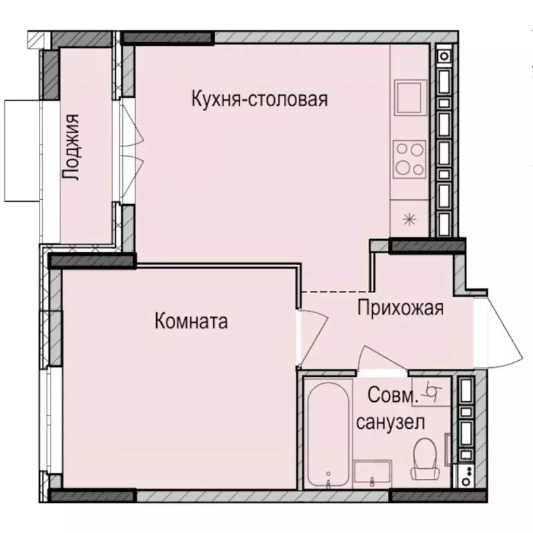 1-к кв. Удмуртия, Ижевск Карлутский жилрайон, 3-й мкр,  (36.7 м) - Фото 0
