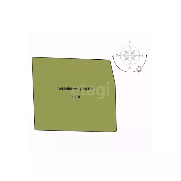 Участок в Новосибирская область, Новосибирск Радуга садовое ... - Фото 2