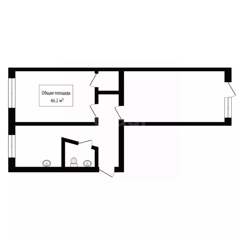 Офис в Алтай, Горно-Алтайск ул. Григория Чорос-Гуркина (46 м) - Фото 2