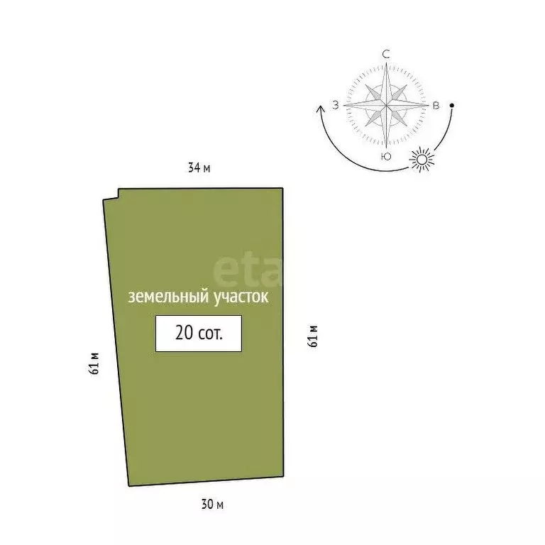 Дом в посёлок Борск, Новая улица (85 м) - Фото 1