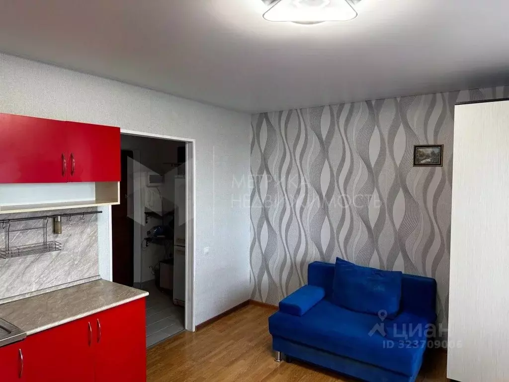 Студия Тюменская область, Тюмень Мелиораторов мкр, ул. Сидора ... - Фото 1