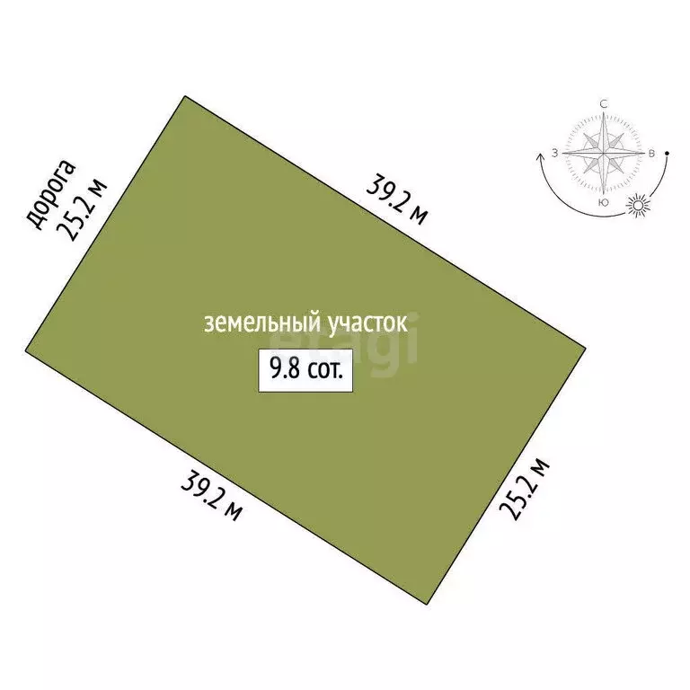 Участок в Тукаевский район, село Нижний Суык-Су (10 м) - Фото 1