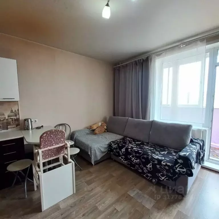Студия Алтайский край, Барнаул Балтийская ул., 99 (26.0 м) - Фото 0