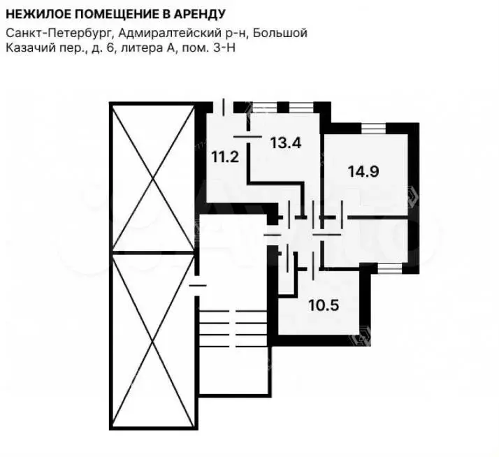 Свободного назначения,Хостел,Бьюти-коворкинг 63 м - Фото 0