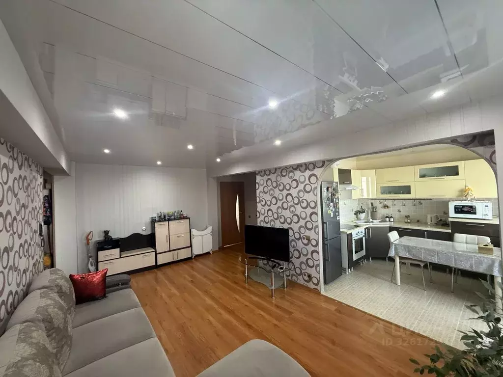 3-к кв. Забайкальский край, Краснокаменск 8-й мкр, 820 (68.4 м) - Фото 2