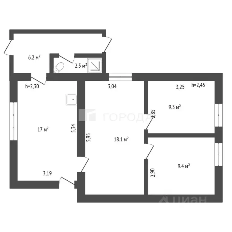 Дом в Алтайский край, Барнаул Саратовская ул., 6А (60 м) - Фото 2