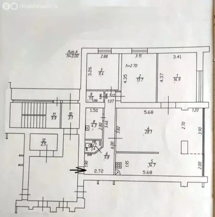4-комнатная квартира: Краснодар, микрорайон Центральный, улица имени ... - Фото 1