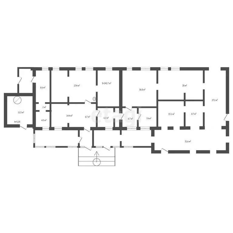 Дом в Бийск, улица Антона Чехова (242.7 м) - Фото 1