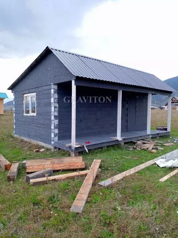 Дом в Алтай, Усть-Коксинский район, с. Усть-Кокса ул. Уймонская (30 м) - Фото 1