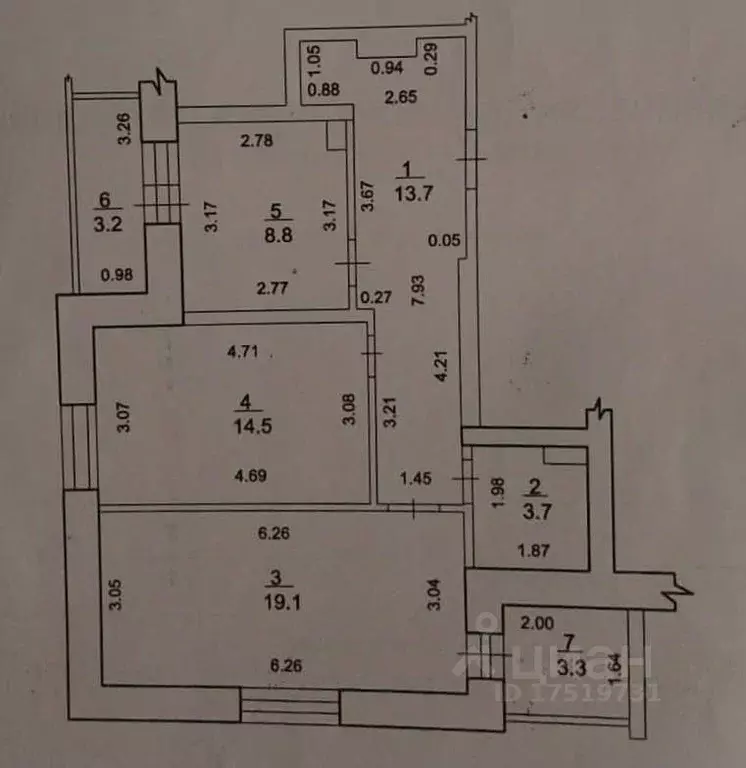 2-к кв. Башкортостан, Стерлитамак просп. Октября, 85 (60.8 м) - Фото 2