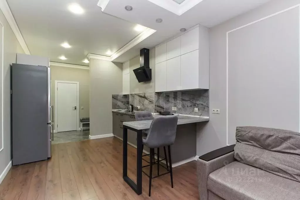 Студия Тюменская область, Тюмень ул. Сакко, 24 (36.9 м) - Фото 2