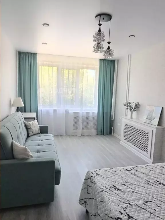 1-к кв. Чувашия, Чебоксары Юго-Западный бул., 9 (35.0 м) - Фото 0