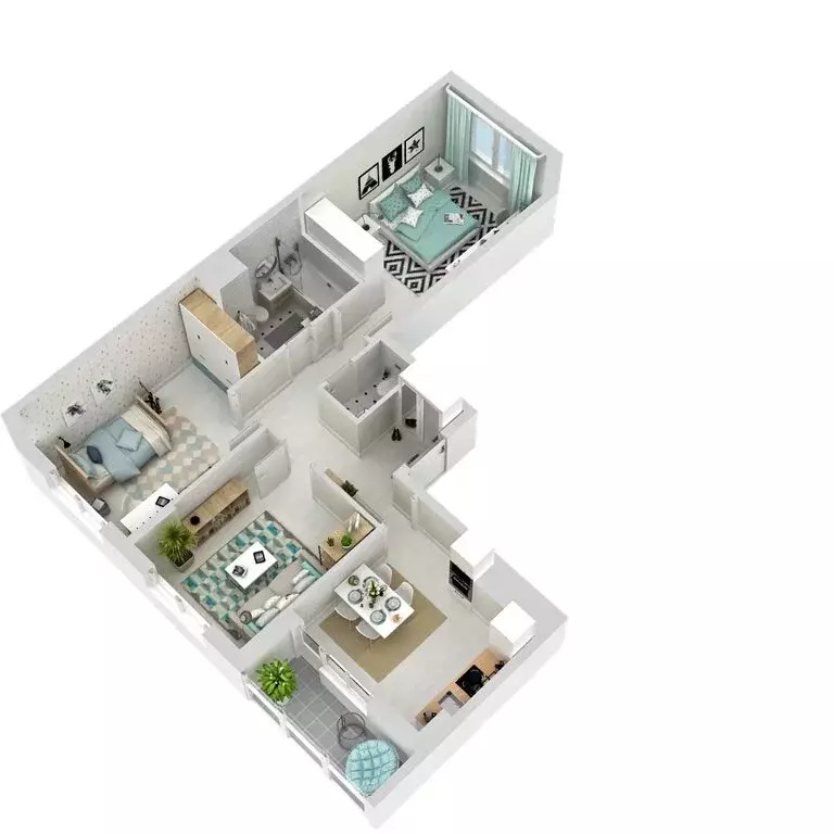 3-комнатная квартира: Ижевск, Воткинское шоссе, 83к1 (62.9 м) - Фото 1