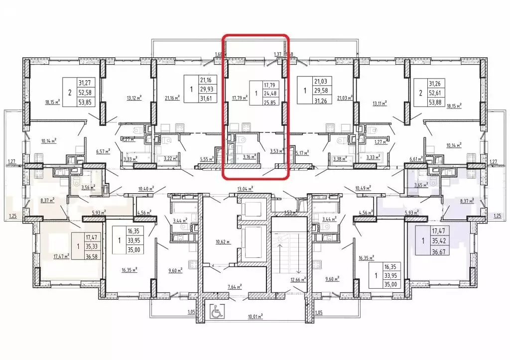 1-комнатная квартира: Саратов, 2-й Совхозный проезд, 36к2 (25.4 м) - Фото 1