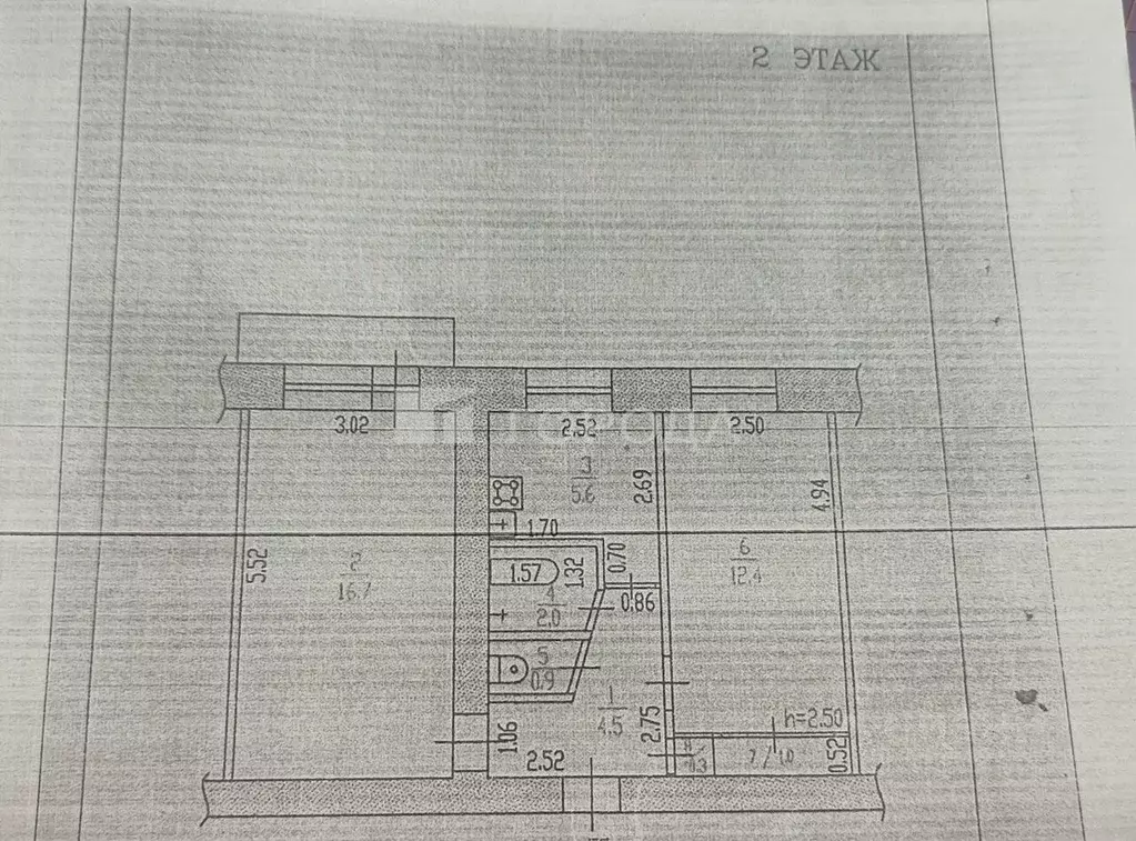 2-к кв. Алтайский край, Барнаул ул. Малахова, 77 (43.1 м) - Фото 2