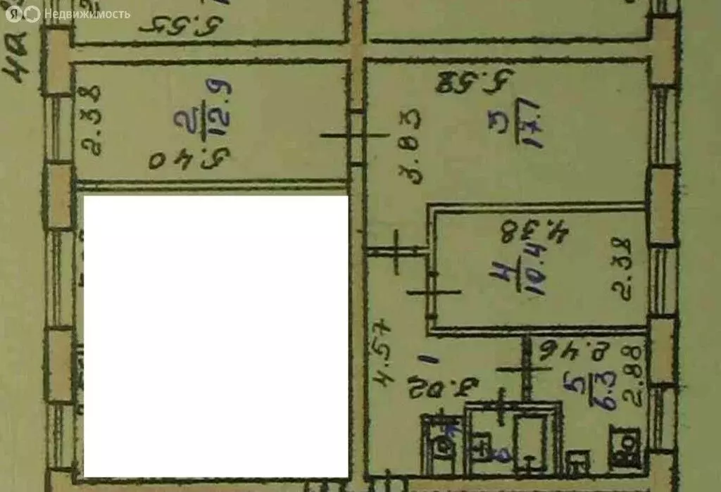 3-комнатная квартира: село Хомутово, улица Мичурина, 8 (57.8 м) - Фото 2