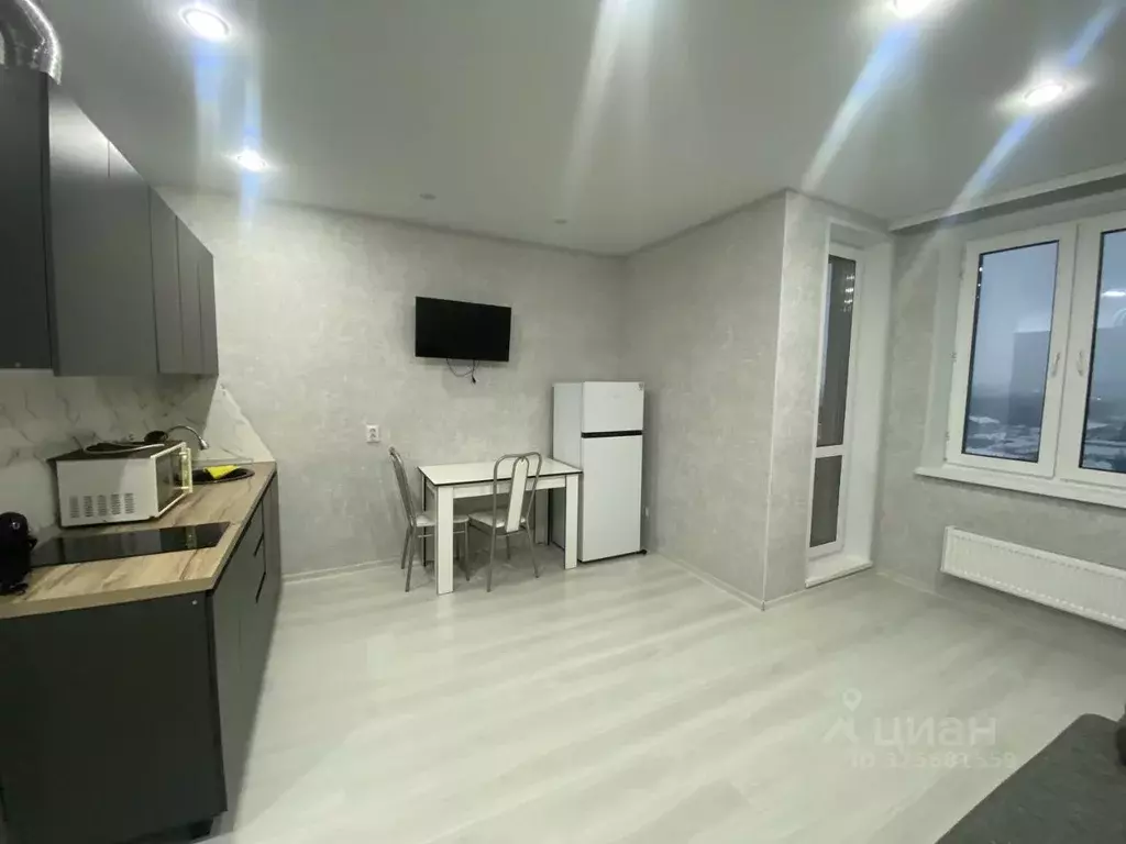 Студия Башкортостан, Уфа Дема жилрайон, Экогород Яркий мкр, наб. ... - Фото 1