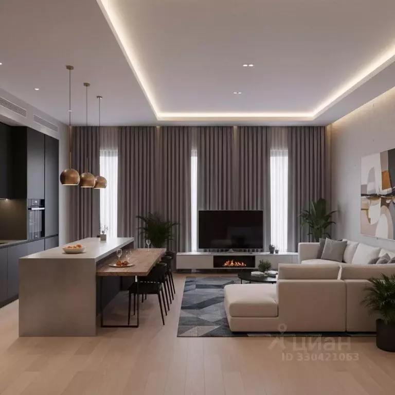 3-к кв. Москва ул. Сергея Макеева, 9к1 (169.0 м) - Фото 1