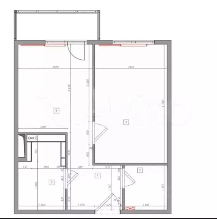 1-к кв. Санкт-Петербург Коломяжский просп., 13к3 (38.0 м) - Фото 2