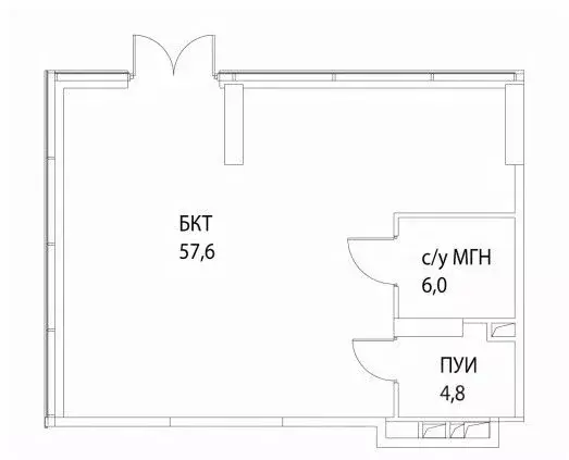 Помещение свободного назначения в Москва Жилой комплекс остров, 4-й ... - Фото 2