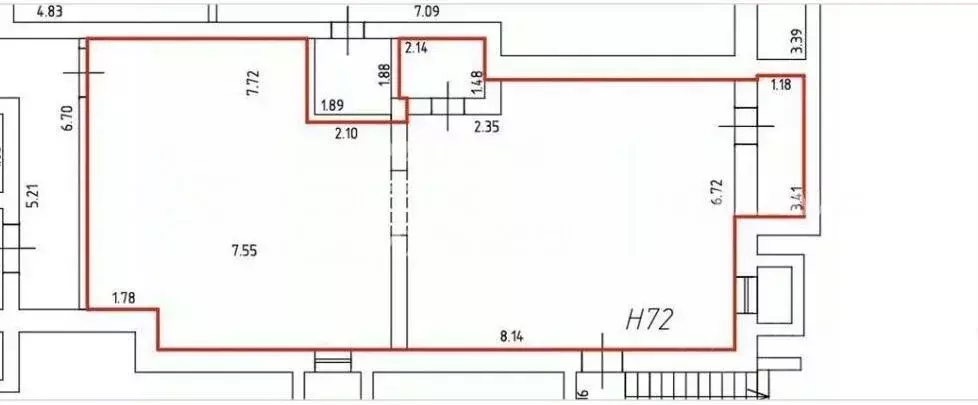 Помещение свободного назначения в Рязанская область, Рыбное ул. ... - Фото 2