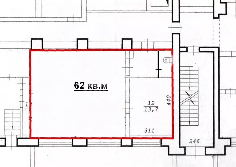 Офис в Новосибирская область, Новосибирск Кривощековская ул., 1 (63 м) - Фото 2
