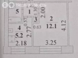 1-комнатная квартира: Липецк, улица Жуковского, 24 (21.7 м) - Фото 1