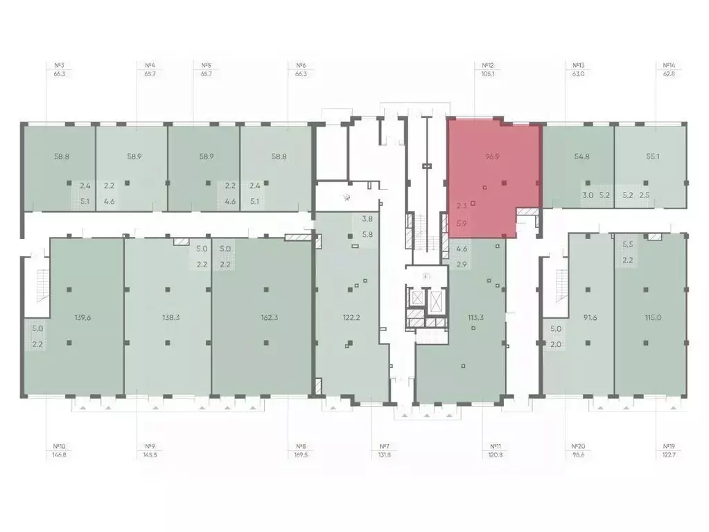 Офис в Санкт-Петербург Партизанская ул., 5 (105 м) - Фото 2