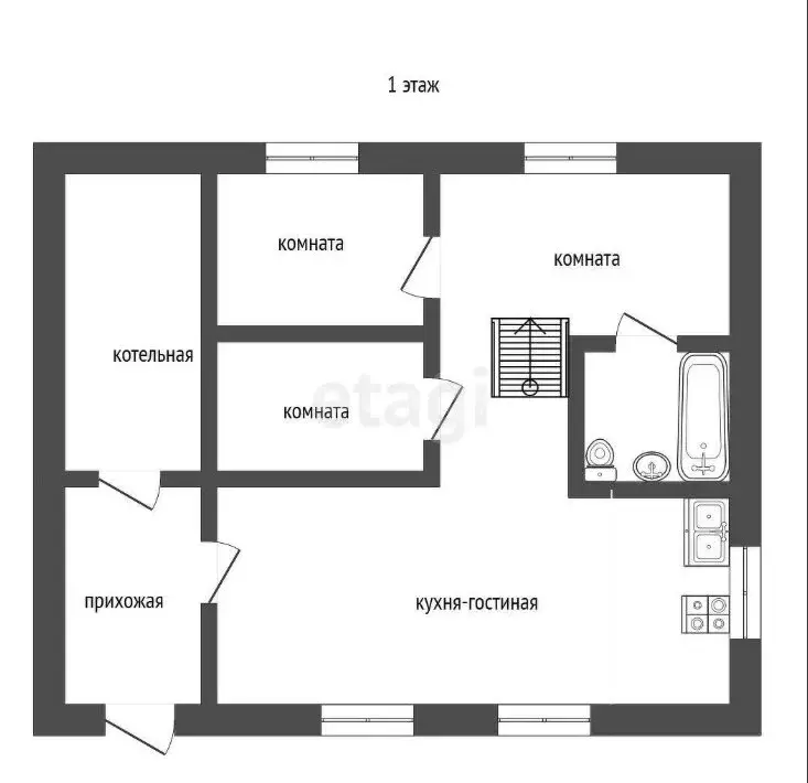 Дом в посёлок Апрель, Еловый тупик (140 м) - Фото 2