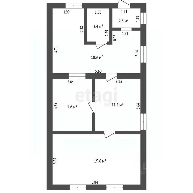 Дом в Башкортостан, Стерлитамакский район, Красноярский сельсовет, с. ... - Фото 2