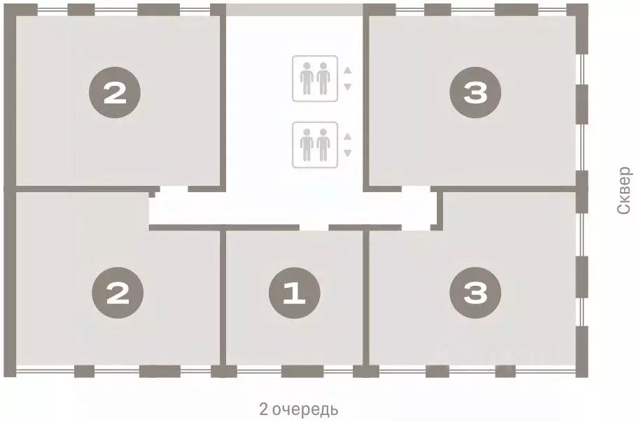 3-к кв. Новосибирская область, Новосибирск ул. Аэропорт, 88 (77.49 м) - Фото 1