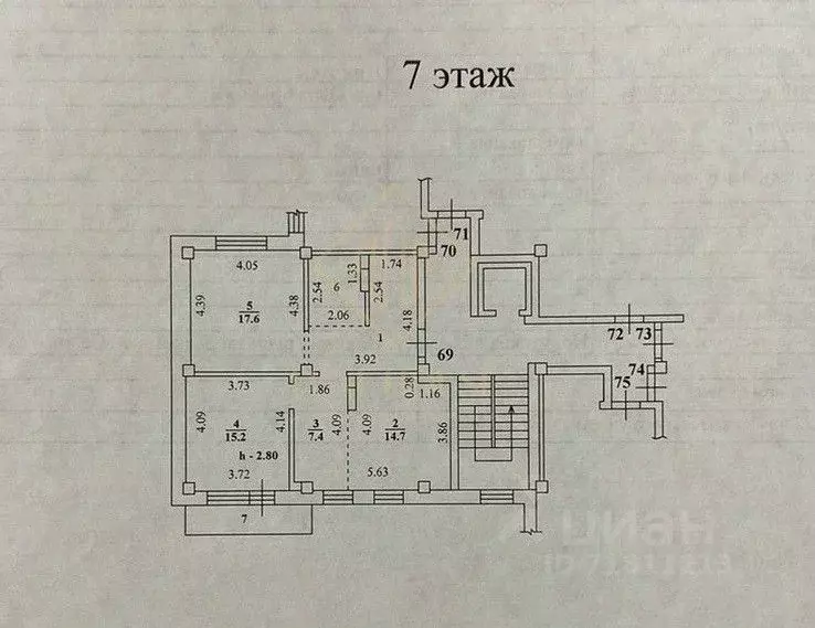 3-к кв. Иркутская область, Иркутск Провиантская ул., 10 (75.2 м) - Фото 1