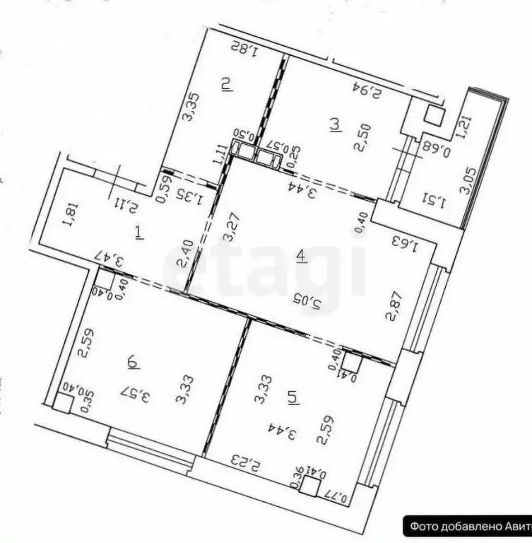 3-комнатная квартира: Абакан, улица Генерала Тихонова, 8 (68 м) - Фото 1