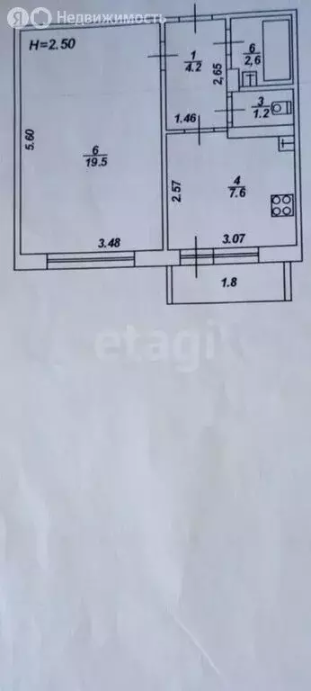 1-комнатная квартира: Тверь, улица Коробкова, 12 (35.1 м) - Фото 0