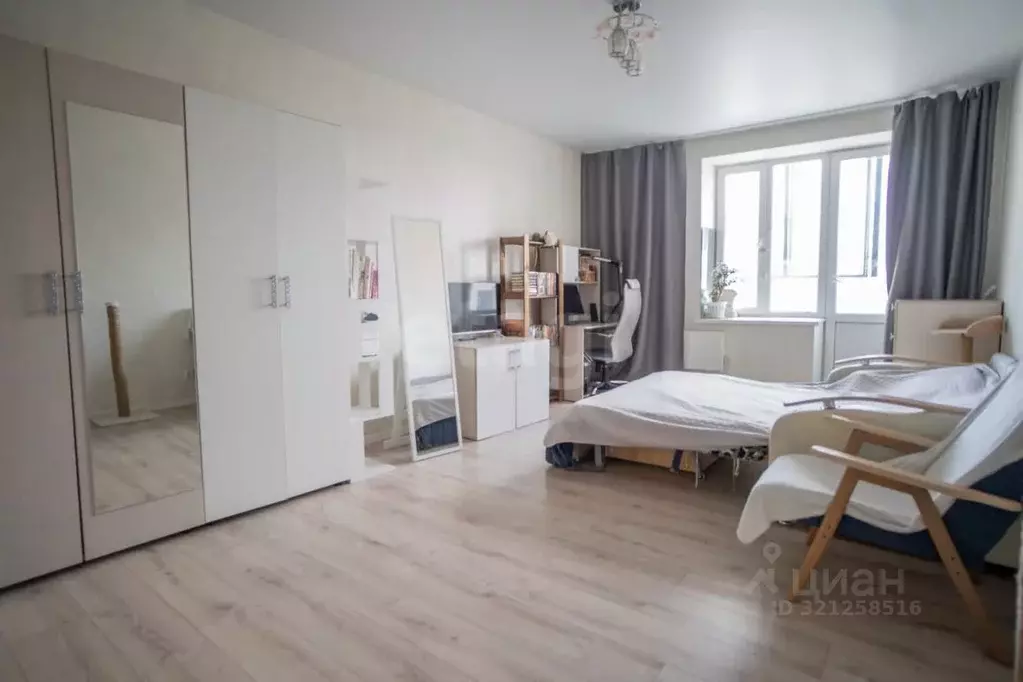 1-к кв. Томская область, Томск ул. Ивановского, 20 (37.8 м) - Фото 1