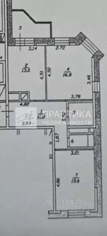2-к кв. Московская область, Одинцово Можайское ш., 80А (62.5 м) - Фото 2