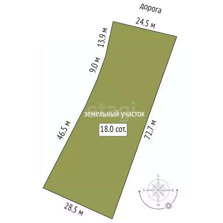 Участок в Свердловская область, Тугулымский городской округ, д. Гурина ... - Фото 2