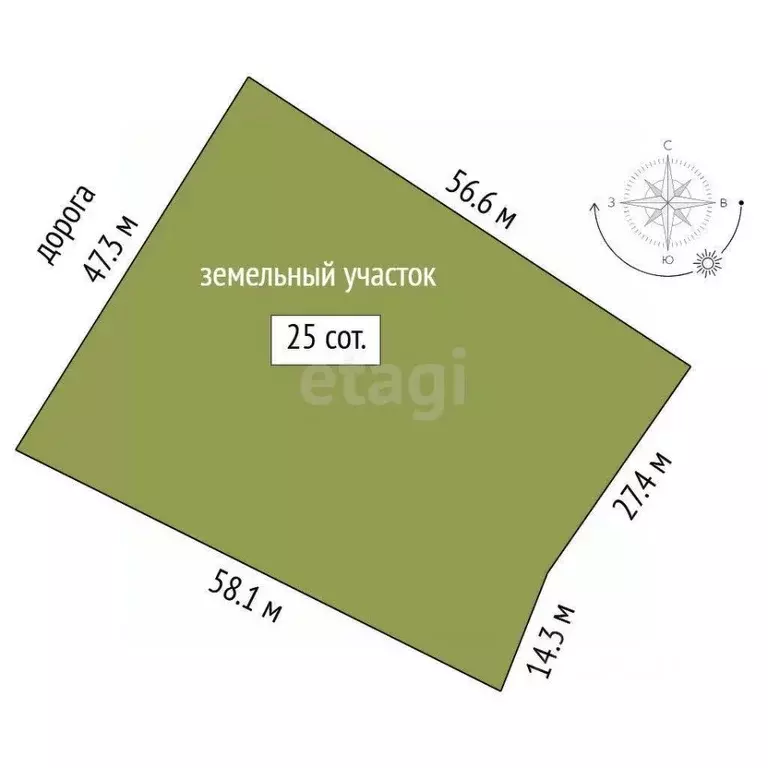 Участок в Тюменская область, Тюменский муниципальный округ, д. ... - Фото 1